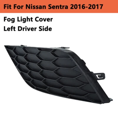PARAGOLPES LADO IZQUIERDO CONDUCTOR LUZ ANTINIEBLA CUBIERTA REJILLA APTO NISSAN SENTRA 2016-2017 Foto 1 de 4