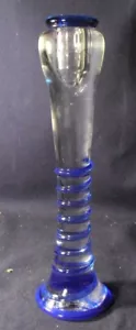 mundgeblasener Glas Kerzenständer Barg Borg Berg P '97 - Bild 1 von 3
