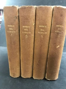 V25 I MISTERI DEL VATICANO 2 ED 1866 MISTRALI FRANCO I 4 VOLUMI - Foto 1 di 6