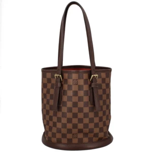 LOUIS VUITTON Male N42240 Damier Tote Bag Brown USED - Picture 1 of 7