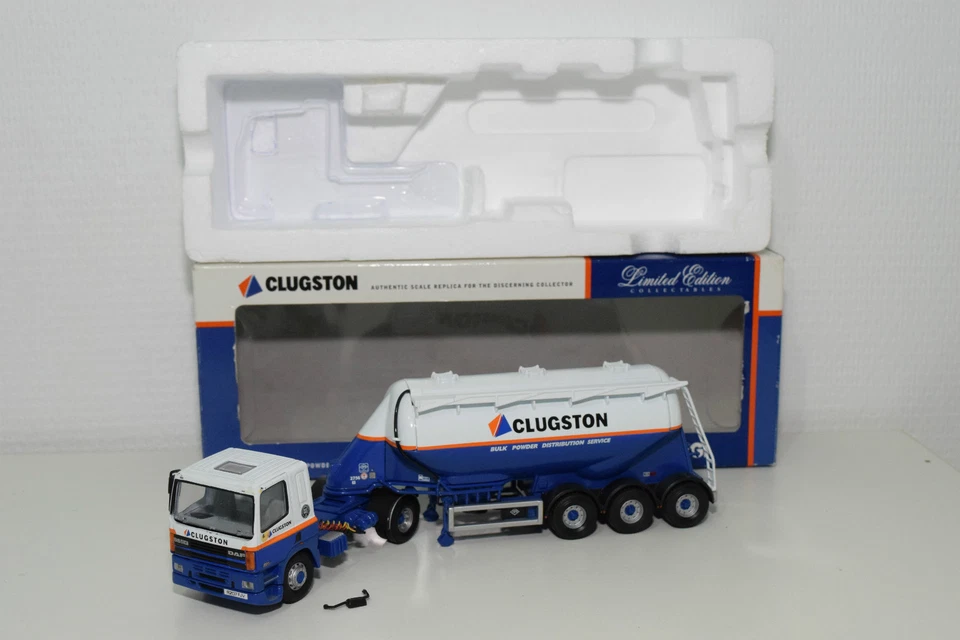 CORGI TOYS CC11801 LEYLAND DAF 85 TRUCK WITH TANKER TRAILER TANK CLUGSTON MIB - Bild 1 von 4