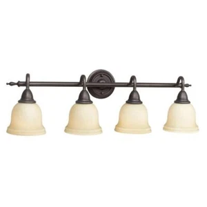 World Imports 8384-88 Montpelier Oil Rubbed Bronze 4-Light Bath Bar - Picture 1 of 4