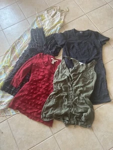 Max Studio American Outfitters Dress Ruffle Lot 5 Size M Z1 - Picture 1 of 4