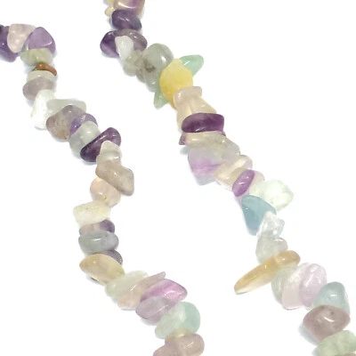 Fluorit Perlen Nuggets 4-14 mm Halbedelstein ca. 220 Stück Spacer E047 - Bild 1 von 4