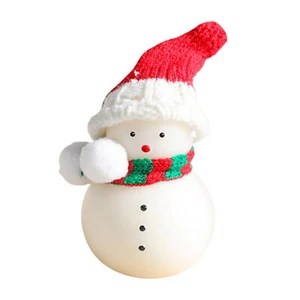 Snowman Candle Festive Atmosphere Candles Christmas Party Scented Candle Decor - Picture 1 of 12
