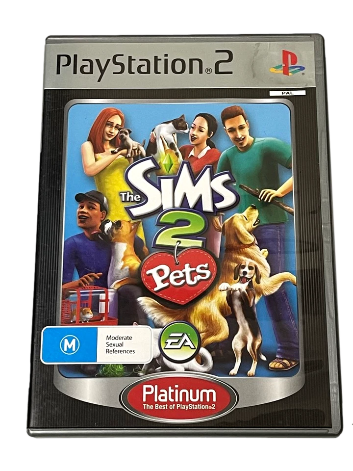 The Sims 2 Pets PS2 (Platinum) PAL *No Manual* - Image 1 of 2
