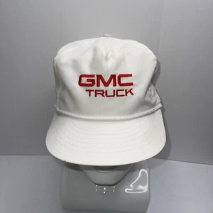 Cappello berretto camion GMC vintage corda snapback bianco swingster - Foto 1 di 5