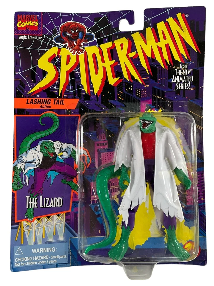 Marvel Spider-Man The Animated Series The Lizard Action Figure 1994 ToyBiz