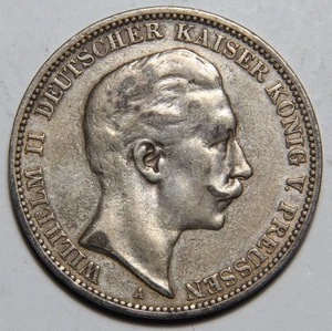 1910 Stati tedeschi Prussia 3 marchi -3894- - Foto 1 di 2