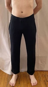 JOE'S Jeans Men's Size 31 Black Sweater Knit Slim Fit Lounge Straight Leg Pants - Picture 1 of 15