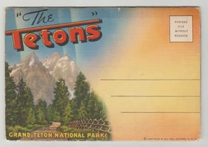 Wyoming, Grand Teton Nationalpark, Leinen Souvenir Ordner/Mehrfachansichten - Bild 1 von 1
