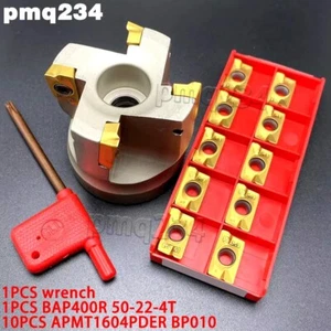 1 Stück BAP400R 50-22-4T Planfräser Fräswerkzeuge +10P APMT1604PDER Einsatz - Bild 1 von 4