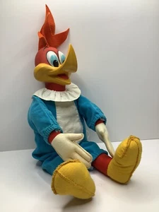 Vintage 16” Mattel 1963 Woody Woodpecker Talking Doll Toy *Read* - Picture 1 of 18