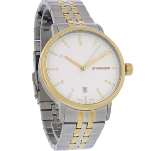 Orologio Wenger Urban Classic Uomo Bicolore Quadrante Bianco Quarzo 01.1731.122 - Foto 1 di 2