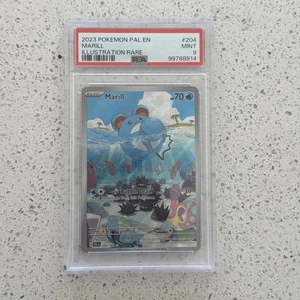 PSA 9 MINT - Marill 2004/193 Paldea Evolved Alternate Art Illustration Rare IR - Bild 1 von 2