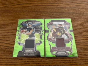 Parche pulsar verde neón Panini Prizm Rookie Gear 2023 #RG-WL Will Levis (RC) - Imagen 1 de 4