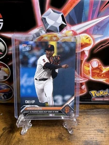 2023 MLB Topps Now Marco Luciano CALL-UP San Francisco Giants #624 SP 🔥 - Bild 1 von 2