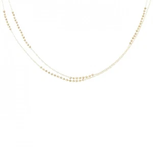 Authentic K18YG Necklace  #260-007-453-1578 - Picture 1 of 6