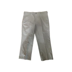 NWT Croft & Barrow Easy Care Khaki Flat Front Classic Fit Dress Pants 42 x 30 - Picture 1 of 3