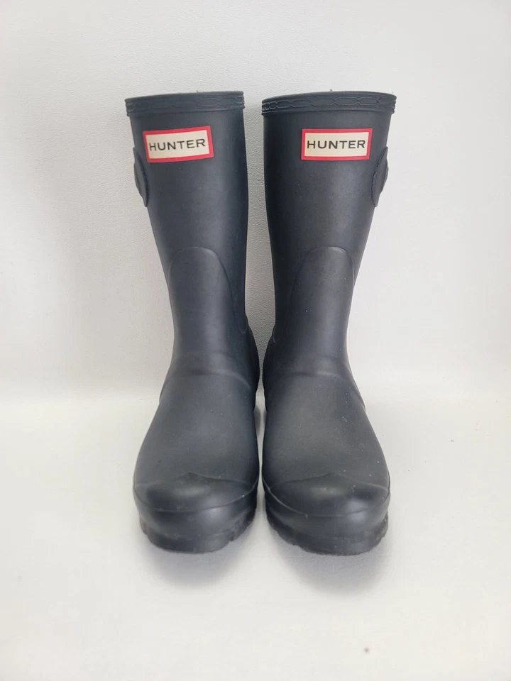 Hunter Women's Original Short Boot Black US 5 EU 36 Rain Boots Waterproof Womens - Image 1 of 4