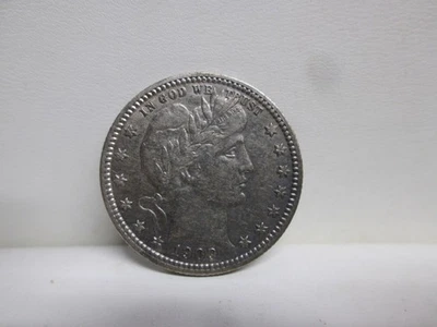 1909 BARBER SILVER QUARTER - Image 1 of 2