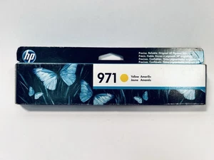 HP 971 Żółty wkład atramentowy Oryginalny nowy / zapieczętowany * Exp. 2/2024* - Zdjęcie 1 z 2