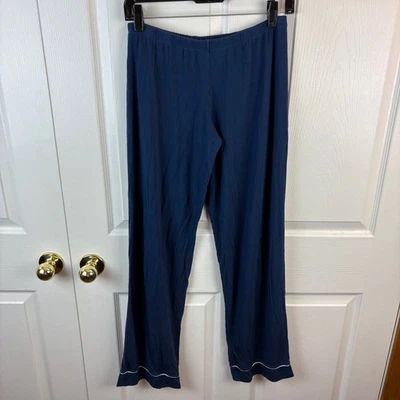 Women's Eberjey Pull On Pajama Lounge Pants Blue Small S - Image 1 of 3