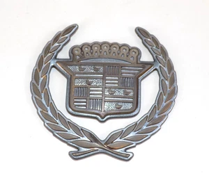 Gold Crown & Crest Logo Emblem Badge ESCALADE Cadillac Fits 1999-2000 - Faded - Picture 1 of 7