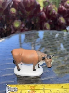 DEPT 56 Heritage Village Bauernhof Tiere Zubehör 56588 Ersatz Kuh Figur - Bild 1 von 12