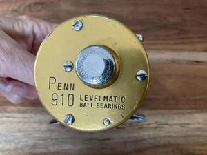 Penn 910 Levelmatic Reel Casting Gold USA - Picture 1 of 9