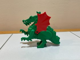 Lego Classic Green Dragon Minifigure Wings 6076 9376 6082 Vintage Incomplete