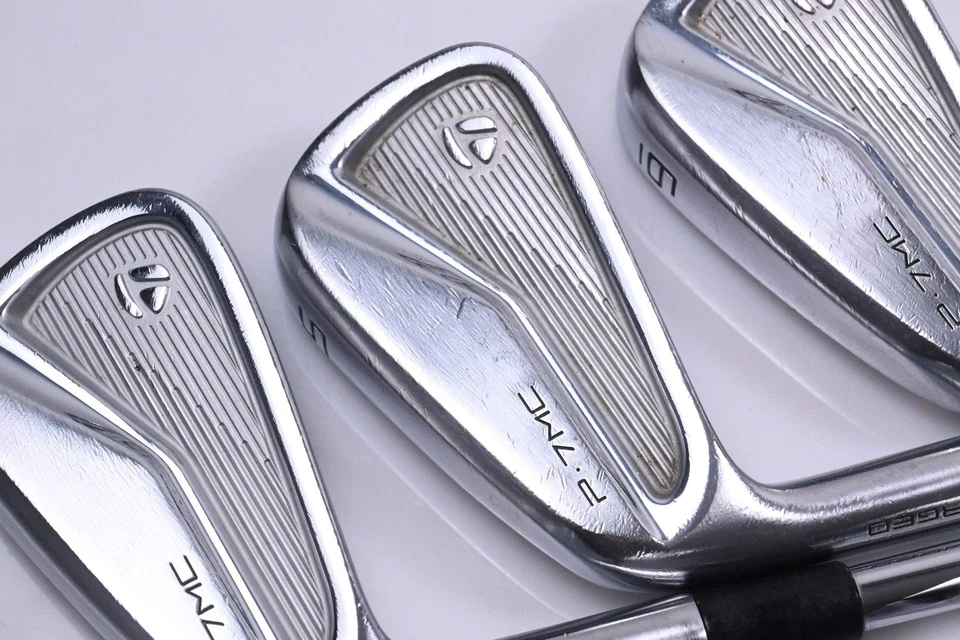 Left Hand Taylormade P7MC 2020 Irons / 4-PW / Stiff Flex Project X LZ 120 Shafts - Image 1 of 4