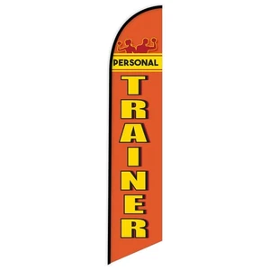 Personal Trainer Swooper Windless Feather Flag for Health and Gym Fitness... - Picture 1 of 1