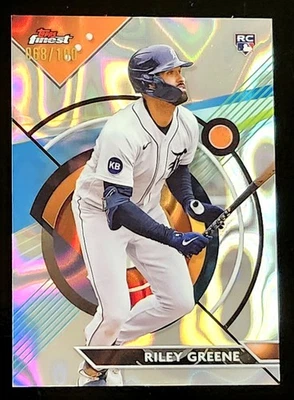 2023 Topps Finest RILEY GREENE ROOKIE LAVA - Image 1 of 2