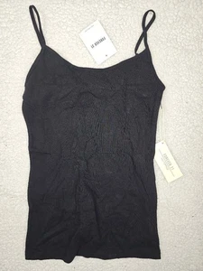 ¡NUEVO CON ETIQUETAS! Camiseta sin mangas FOREVER 21 talla XL para mujer junior negra cami camisola - Imagen 1 de 2