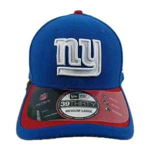 NFL New York Giants New Era 39Thirty Blau Mütze Gr. Medium Large Fitted Cap Neu - Bild 1 von 8
