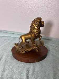 Disney Rey León 20 Años Miembro del Elenco Simba Orgullo Figura Bronce Estatua - Imagen 1 de 12
