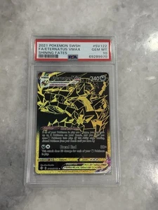 Pokémon SWSH Shining Fates 2021 #SV122 arte completo Eternatus VMAX gema como nueva PSA 10 - Imagen 1 de 2