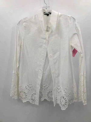 Pre-Owned Central Park West White Size Small Long Sleeve Button Down - Image 1 of 3