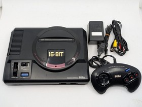 Sega Mega Drive HAA-2510 Console w/ Controller AV Cable AC Adapter Tested Japan