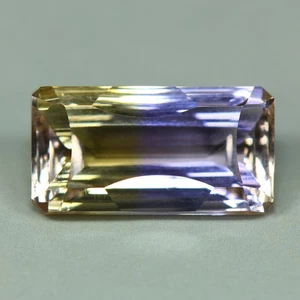 4,66 Cts_¡Precioso!! Excelente corte_100 % natural bicolor ametrino_áfrica - Imagen 1 de 3