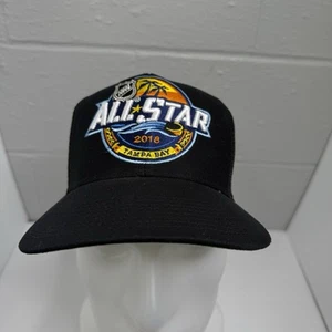 NHL 2018 All Star Game Hat Cap Tampa Bay Mens Snap Back Black Mesh Embroidered - Picture 1 of 11