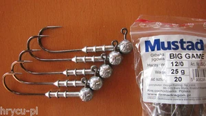 5 MUSTAD JIGKÖPFE GR. 12/0 - 25g  FÜR KOPYTO ! - Bild 1 von 1
