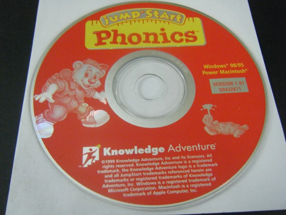 JumpStart Phonics Read & Rhyme - Version 1.0c (PC, 2006) - Disc Only!!! - Image 1 of 1