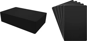 (100) Comic Book Bin Index Divider Cards - 7"x11" - Black HEAVY DUTY 40mil Thick - Picture 1 of 2