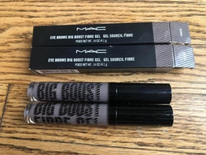 2 X MAC EYE BROWS BIG BOOST FIBRE GEL ~ THUNDER ~ NEW IN BOX - Picture 1 of 1