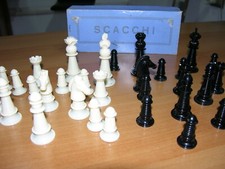 Pedine in plastica per scacchi, 32 pezzi