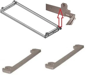 TELAIO IN ALLUMINIO PER SCOLAPIATTI COLAPIATTI DA 86 REGOLABILI DA 30 A 35 CM - Foto 1 di 4