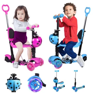 Kinderroller LED-Räder Kinder Roller Scooter Cityroller Höheverstellbare Lenker - Bild 1 von 33