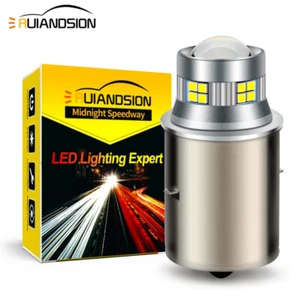 12V 24V BA20S LED White 6000K Headlight Bulb For Motorcycle Moto Scooter ATV - Picture 1 of 9